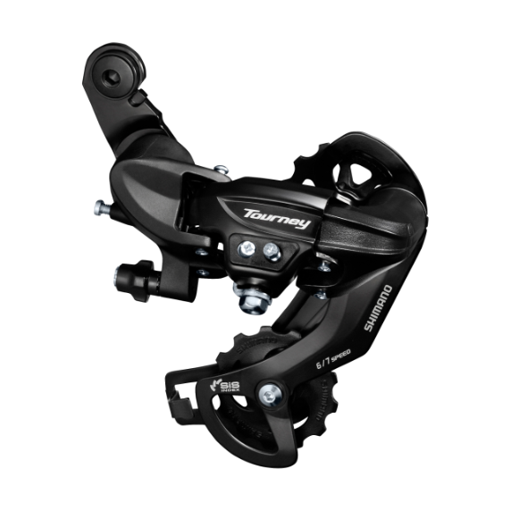 Dérailleur Shimano Arrière Tourney RDTY 300 6/7 vitesses avec adaptateur chape longue