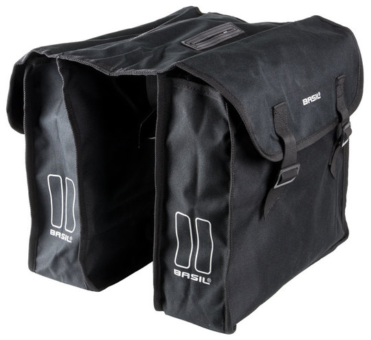 BASIL Sacoche double MARA, 26L, noir