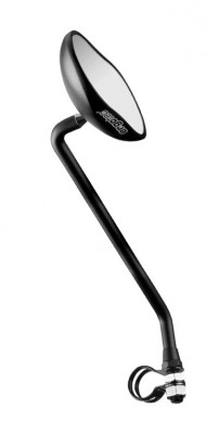 Rétroviseur Ergotec M 88L alu, montage gauche, noir