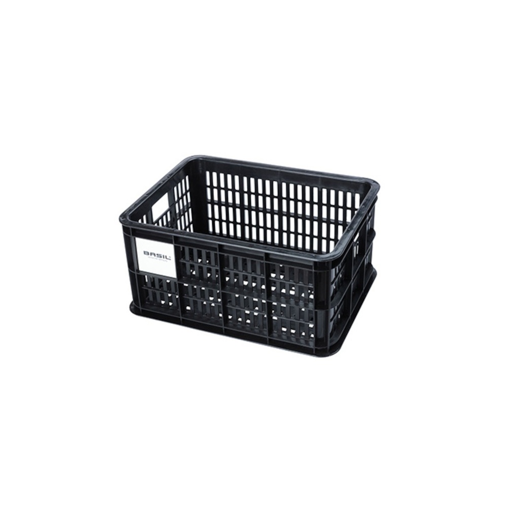 Panier pour vélo Basil caisse de vélo S, 17.5L, plastique recyclé, black
